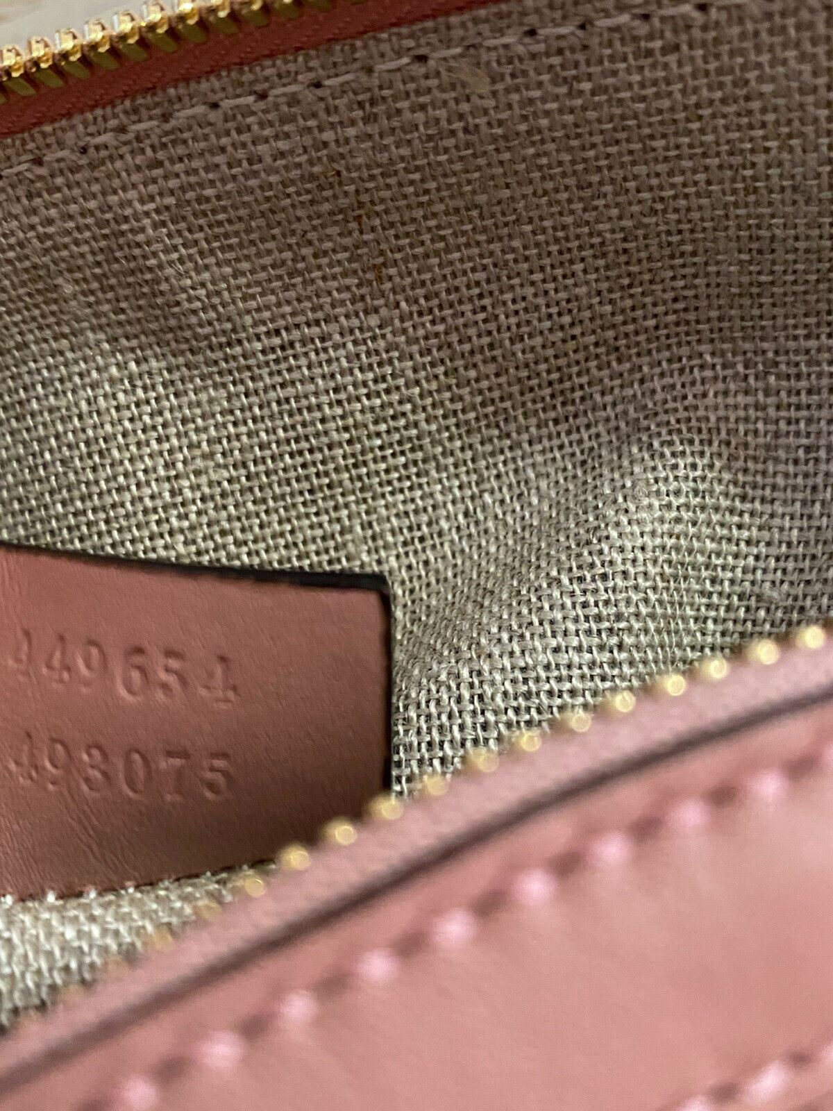 Neue Gucci Guccissimma Kleine Leder-Umhängetasche Pink/LT Pink 449654