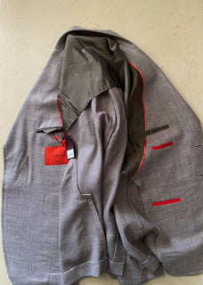 Neu mit Etikett: 3700 $ Isaia Herren-Jackenblazer Hellbraun 46R US (56R Eu) Italien