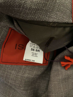 Neu mit Etikett: 3700 $ Isaia Herren-Jackenblazer Hellbraun 46R US (56R Eu) Italien