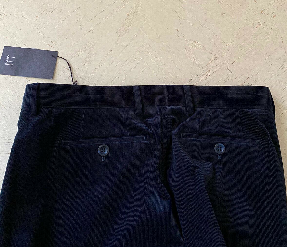 NWT Dunhill Men’s Velvet Dress Pants Navy 34 US ( 50 Eu )