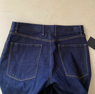 Neu mit Etikett: Dunhill Herren-Jeans-Anzughose, Marineblau, 32 US (48 Eu), Italien
