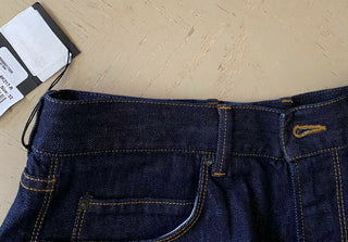 Neu mit Etikett: Dunhill Herren-Jeans-Anzughose, Marineblau, 32 US (48 Eu), Italien