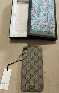 Neue 640 $ Gucci iPhone XS Max Hülle GG Monogramm Beige Italien
