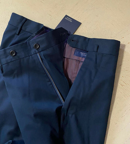NWT Incotex Mens Dress Pants Navy 32 US ( 48 Eu )