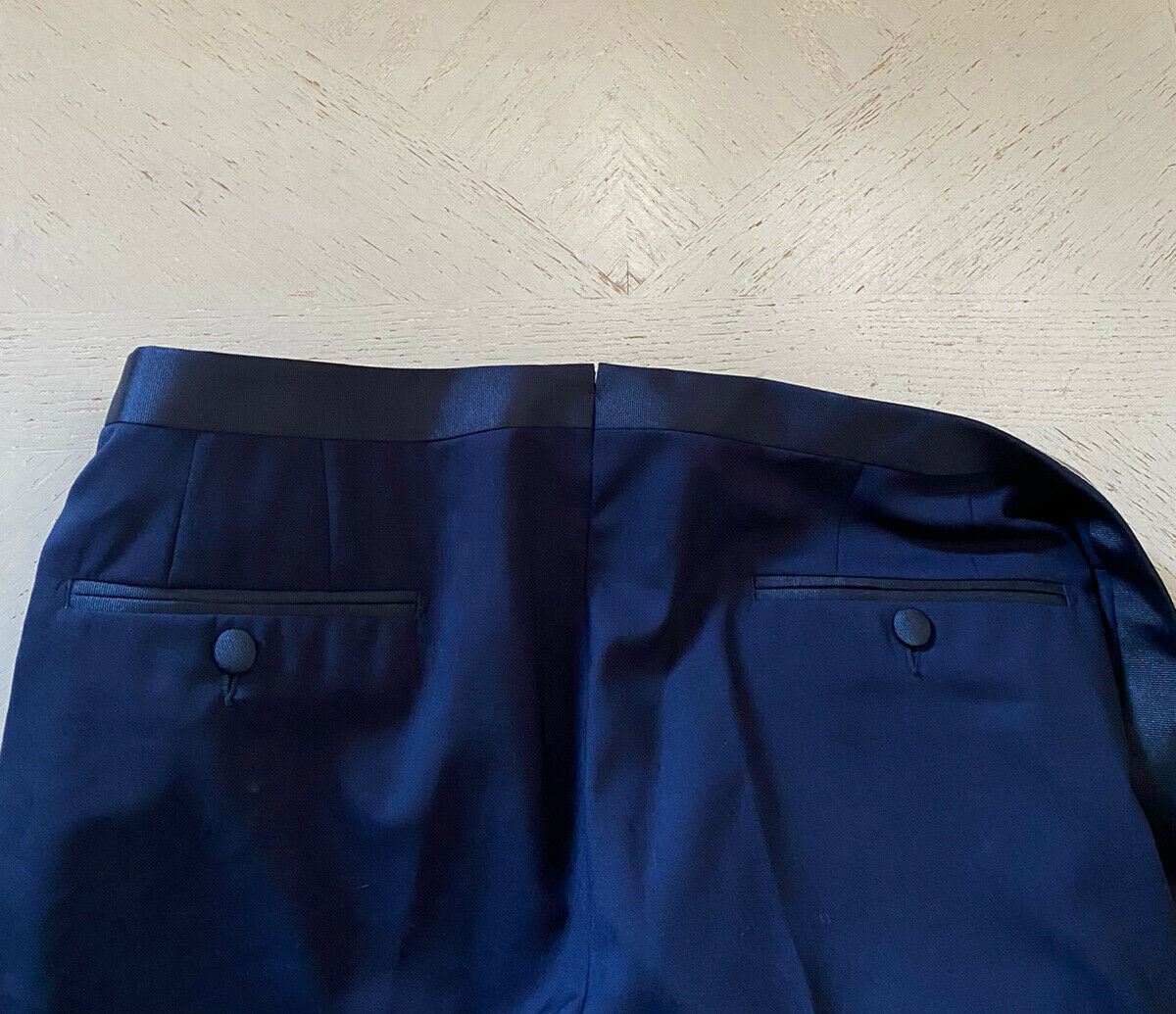 NWT $950 Мужские брюки-смокинг Boglioli Темно-синий 38 США (54 ЕС) Италия