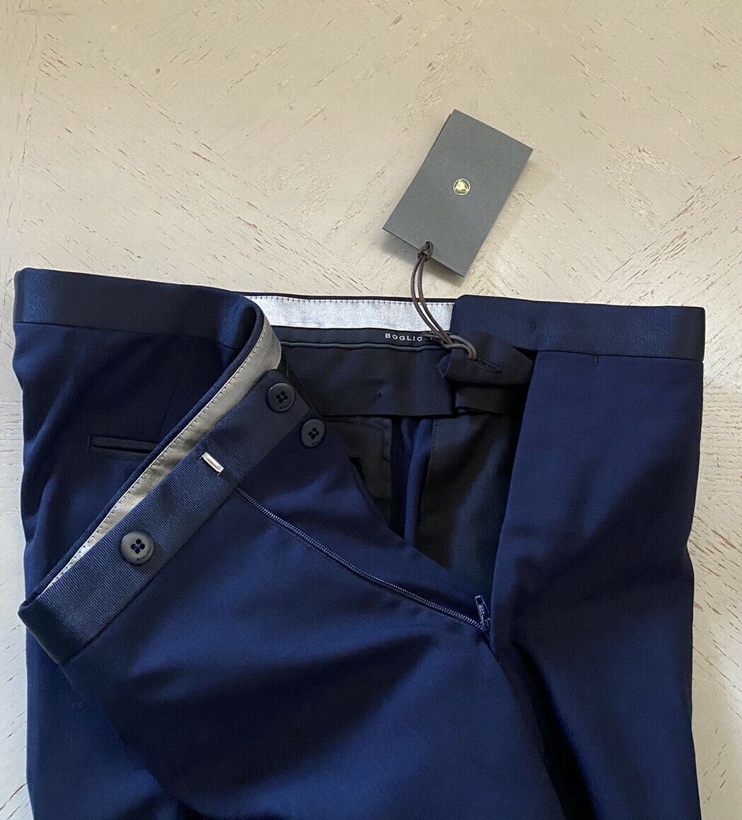 NWT $950 Boglioli Men’s Tuxedo Pants Navy 38 US ( 54 Eu ) Italy