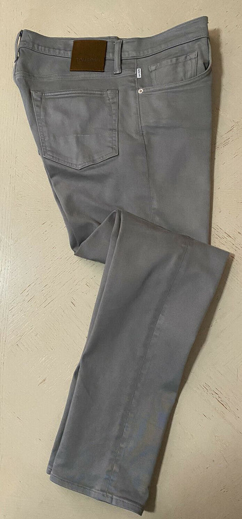 $695 Tom Ford Herren Slim Fit Jeans Hose Grün 33 US Made in USA