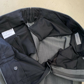 Neu $2395 Corneliani Herrenanzug aus Wolle/Mohair Olivgrün/Grau 44R US (54R Eu) Italien