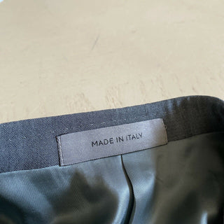 Neu $2395 Corneliani Herrenanzug aus Wolle/Mohair Olivgrün/Grau 44R US (54R Eu) Italien