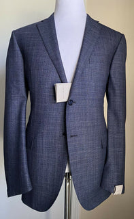 Neu mit Etikett: 1695 $ Corneliani Herren Sportmantel Jacke Blazer Blau 44R US (54R Eu) Italien
