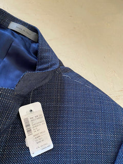 Neu mit Etikett: 1695 $ Corneliani Herren Sportmantel Jacke Blazer Blau 44R US (54R Eu) Italien