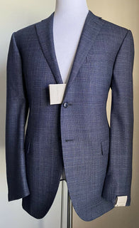 Neu mit Etikett: 1695 $ Corneliani Herren Sportmantel Jacke Blazer Blau 44R US (54R Eu) Italien