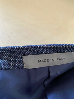 Neu mit Etikett: 1695 $ Corneliani Herren Sportmantel Jacke Blazer Blau 44R US (54R Eu) Italien