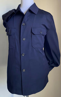 Neu mit Etikett: 995 $ Corneliani Jacket Overshirt Navy XXL (48 US/58 Eu) Italien