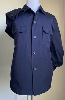 Neu mit Etikett: 995 $ Corneliani Jacket Overshirt Navy XXL (48 US/58 Eu) Italien