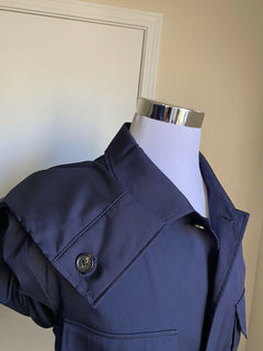 Neu mit Etikett: 995 $ Corneliani Jacket Overshirt Navy XXL (48 US/58 Eu) Italien