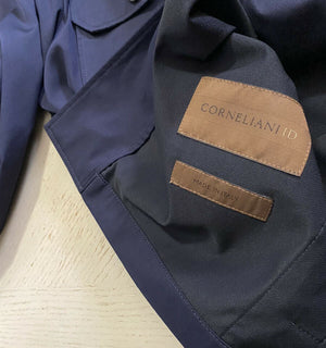 Neu mit Etikett: 995 $ Corneliani Jacket Overshirt Navy XXL (48 US/58 Eu) Italien