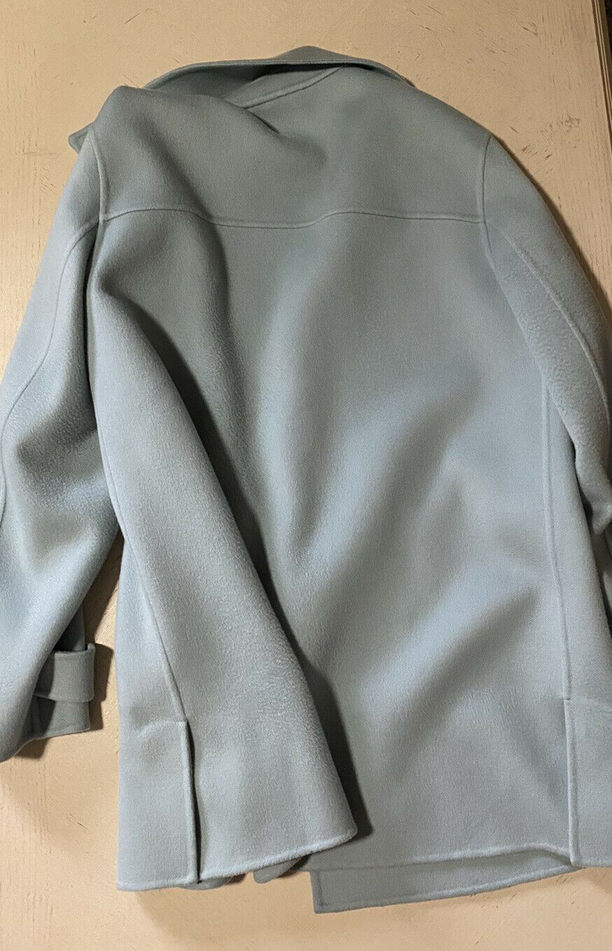 Neu $7425 Loro Piana Damen Jeffery Baby Cashmere Mantel Blau 44/10 Italien