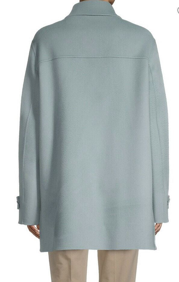 Neu $7425 Loro Piana Damen Jeffery Baby Cashmere Mantel Blau 44/10 Italien