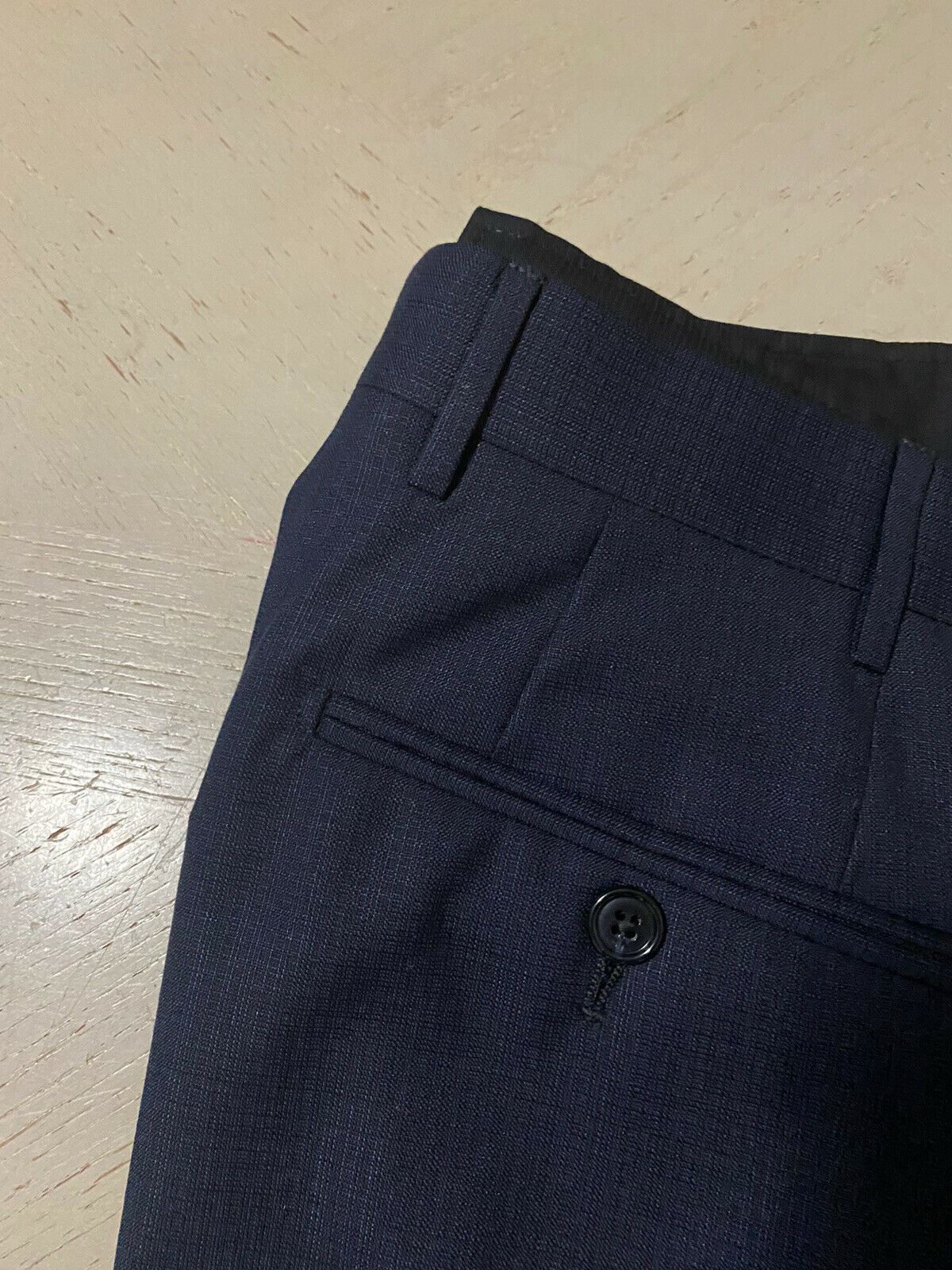 Neu $2195 Corneliani Herrenanzug aus Wolle/Seide Dunkelblau 38R US (48R Eu) Italien