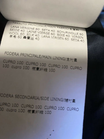 New $2195 Corneliani Mens Wool/Silk Suit Dark Blue 38R US ( 48R Eu ) Italy