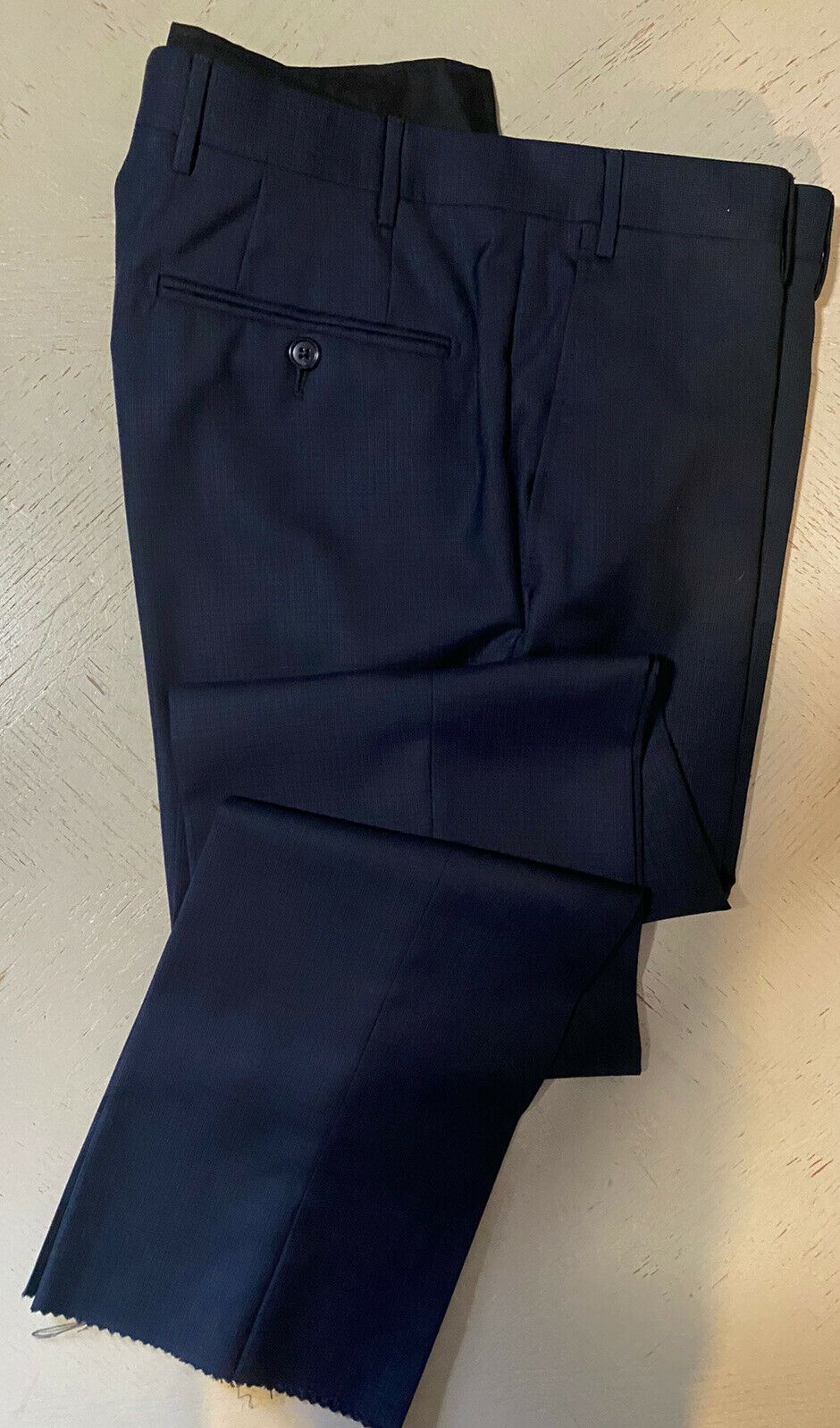 Neu $2195 Corneliani Herrenanzug aus Wolle/Seide Dunkelblau 38R US (48R Eu) Italien