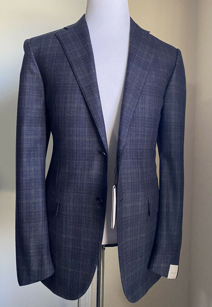 NWT $ 1650 Corneliani Sportmantel Jacke Blazer Marine/Grün 42R US (52R Eu) Italien