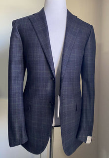 NWT $ 1650 Corneliani Sportmantel Jacke Blazer Marine/Grün 42R US (52R Eu) Italien