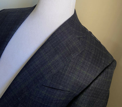 NWT $1650 Corneliani Sport Coat Jacket Blazer Navy/Green 42R US ( 52R Eu ) Italy