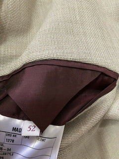 Neu $1595 Luciano Barbera Herren Sportmantel Blazer Jacke Creme 42R US ( 52R Eu )
