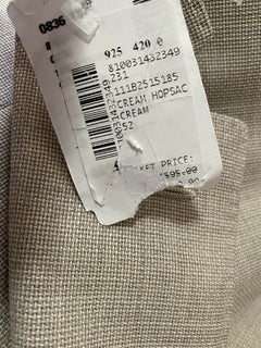 Neu $1595 Luciano Barbera Herren Sportmantel Blazer Jacke Creme 42R US ( 52R Eu )