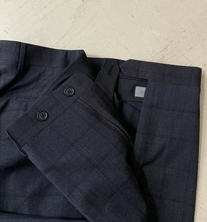 Neuer 1795 $ Corneliani Herren-Wollanzug Schwarz 42R US (52R Eu) Italien