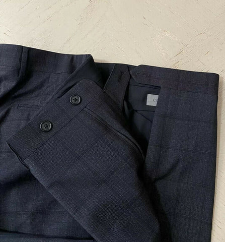 New $1795 Corneliani Mens Wool Suit Black 42R US ( 52R Eu ) Italy