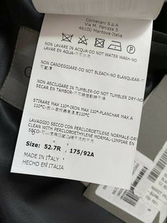 Neuer 1795 $ Corneliani Herren-Wollanzug Schwarz 42R US (52R Eu) Italien