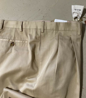 Neu mit Etikett: 615 $ Loro Piana Herrenanzughose Beige 38 US (54 Eu) Italien