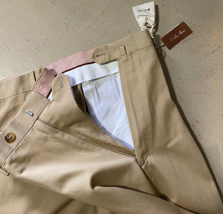 Neu mit Etikett: 615 $ Loro Piana Herrenanzughose Beige 38 US (54 Eu) Italien