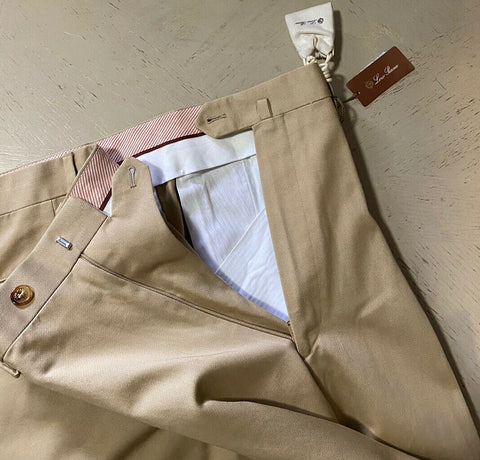 NWT $615 Loro Piana Men’s Dress Pants Beige 38 US ( 54 Eu ) Italy