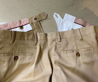 Neu mit Etikett: 615 $ Loro Piana Herrenanzughose Beige 38 US (54 Eu) Italien
