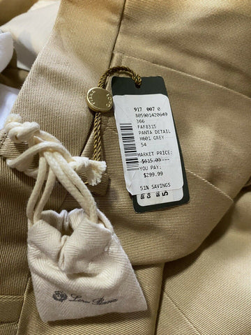 NWT $615 Loro Piana Men’s Dress Pants Beige 38 US ( 54 Eu ) Italy