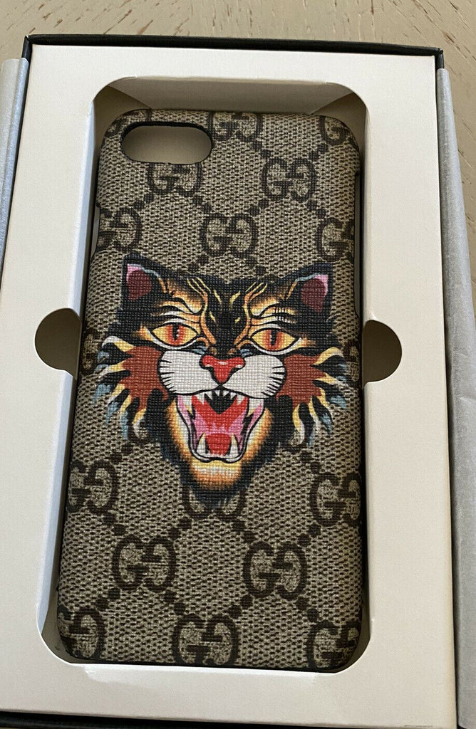 New $640 Gucci iPhone 7/8 Case GG Monogram Beige Italy