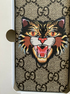 New $640 Gucci iPhone 7/8 Case GG Monogram Beige Italy