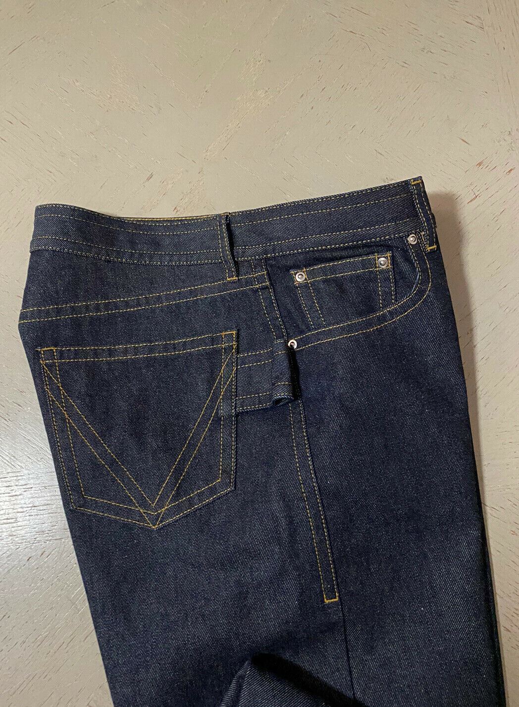 NWT $590 Bottega Veneta Men’s Jeans Pants Blue Denim 32 US/48 Eu Italy