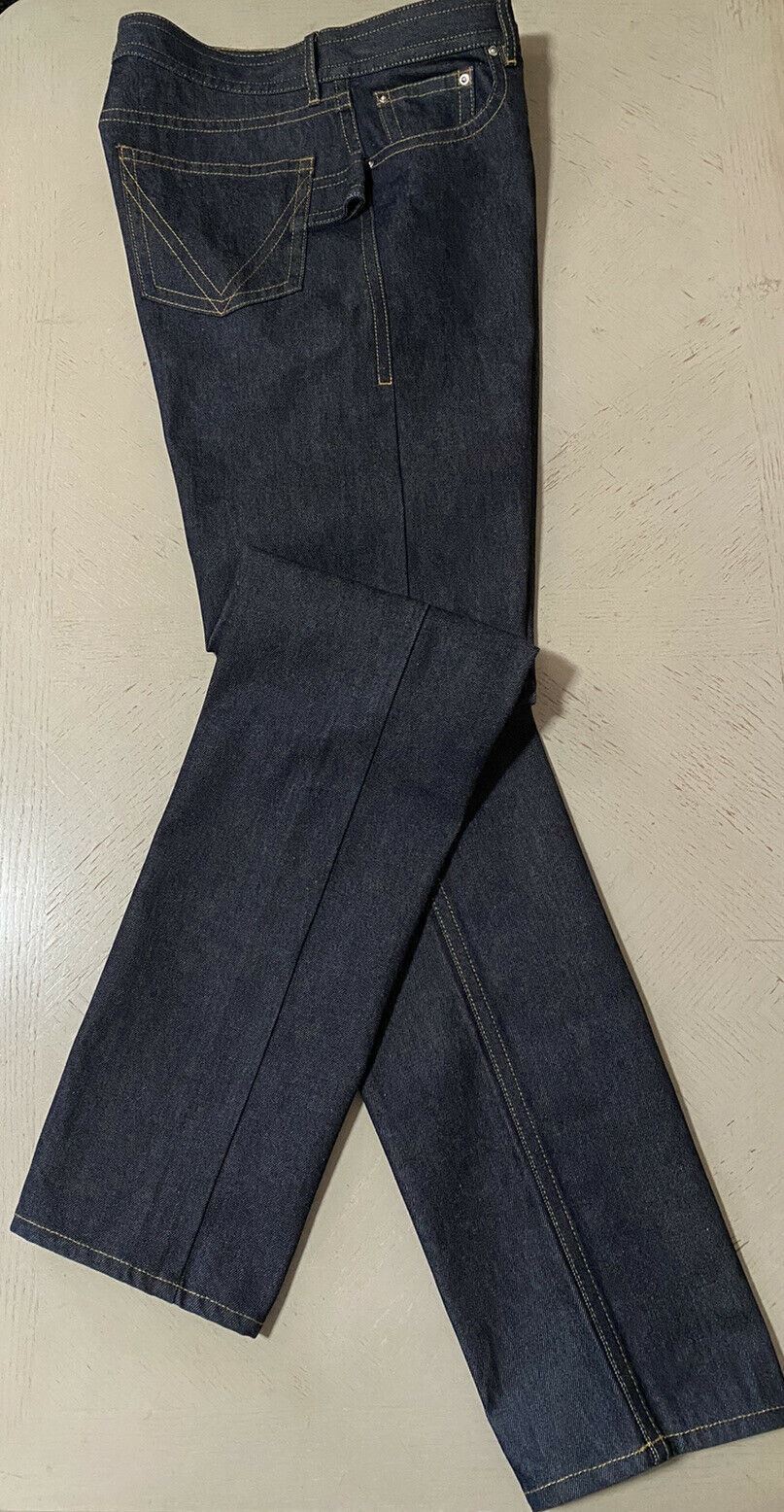NWT $590 Bottega Veneta Men’s Jeans Pants Blue Denim 34 US/50 Eu Italy
