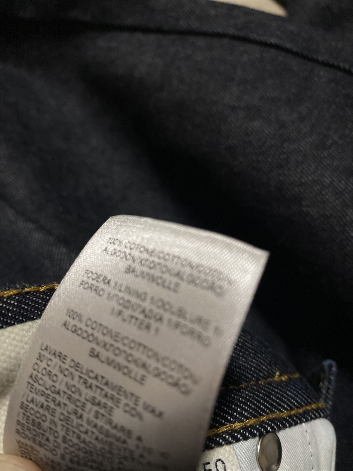 NWT $590 Bottega Veneta Men’s Jeans Pants Blue Denim 34 US/50 Eu Italy