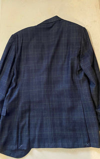 Neu mit Etikett: 1650 $ Corneliani Sportmantel Jacke Blazer Marine/Grün 40L US (50L Eu) Italien