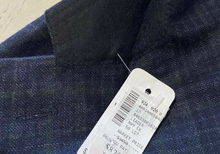 Neu mit Etikett: 1650 $ Corneliani Sportmantel Jacke Blazer Marine/Grün 40L US (50L Eu) Italien