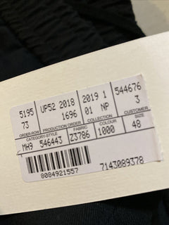 Neu mit Etikett: 1200 $ Gucci Military Cotton Herrenhose Schwarz 32 US (48 Eu) Italien