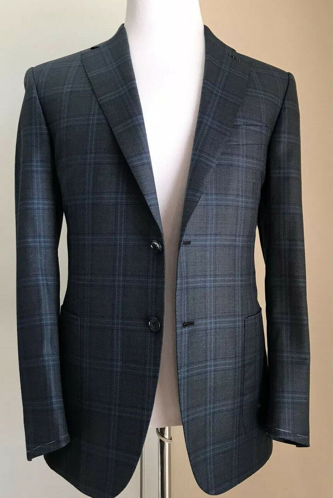Neu mit Etikett: 4.500 $ Brioni Herren-Sportmantel aus Wolle, Blazer, Jacke, Grün, 40S US/50S Eu, Italien
