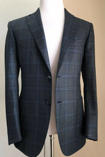 Neu mit Etikett: 4.500 $ Brioni Herren-Sportmantel aus Wolle, Blazer, Jacke, Grün, 40S US/50S Eu, Italien