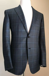Neu mit Etikett: 4.500 $ Brioni Herren-Sportmantel aus Wolle, Blazer, Jacke, Grün, 40S US/50S Eu, Italien